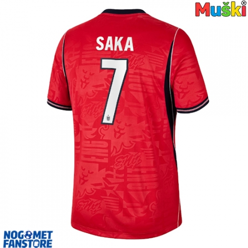 Engleska Bukayo Saka #7 Gostujuci Dres SP 2026 Kratak Rukav
